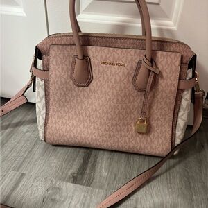 Michael Kors Pink and Cream Mercer